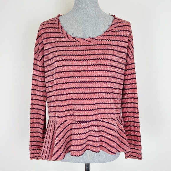 Free People Peplum Oversized Top - Picture 1 of 7